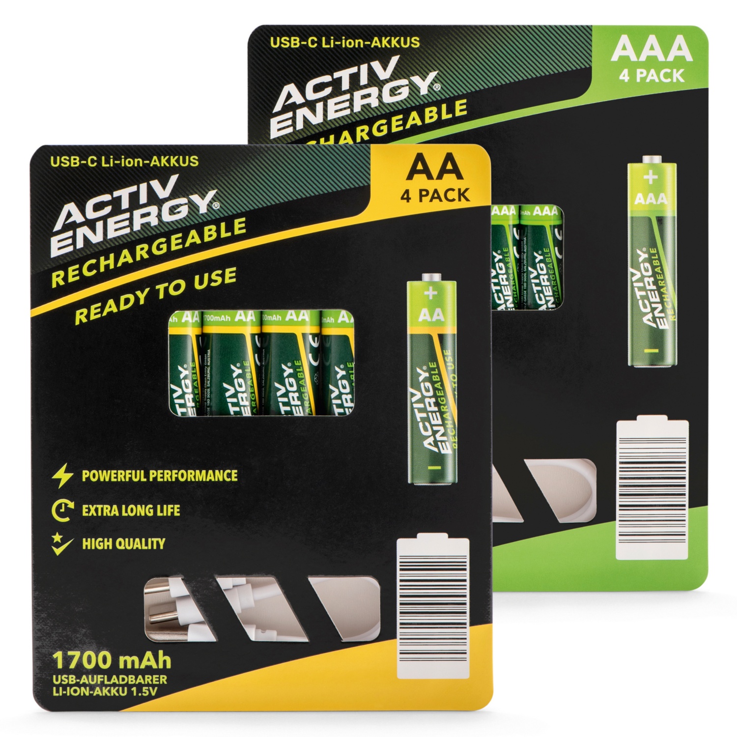 ACTIV ENERGY USB-C Li-ion Hochleistungs-Akku