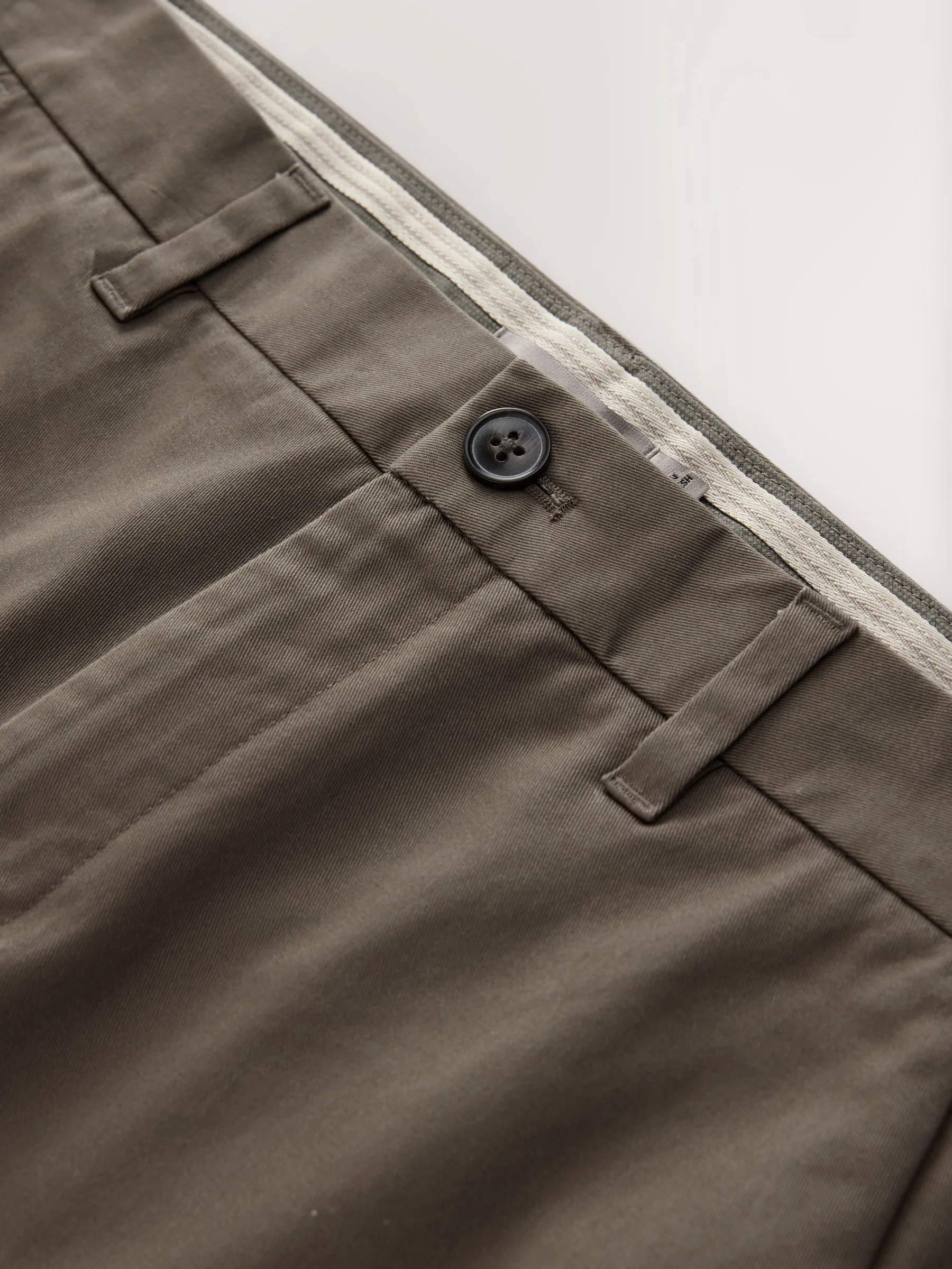 Lichtbruin - Straight fit - Stretchy chino