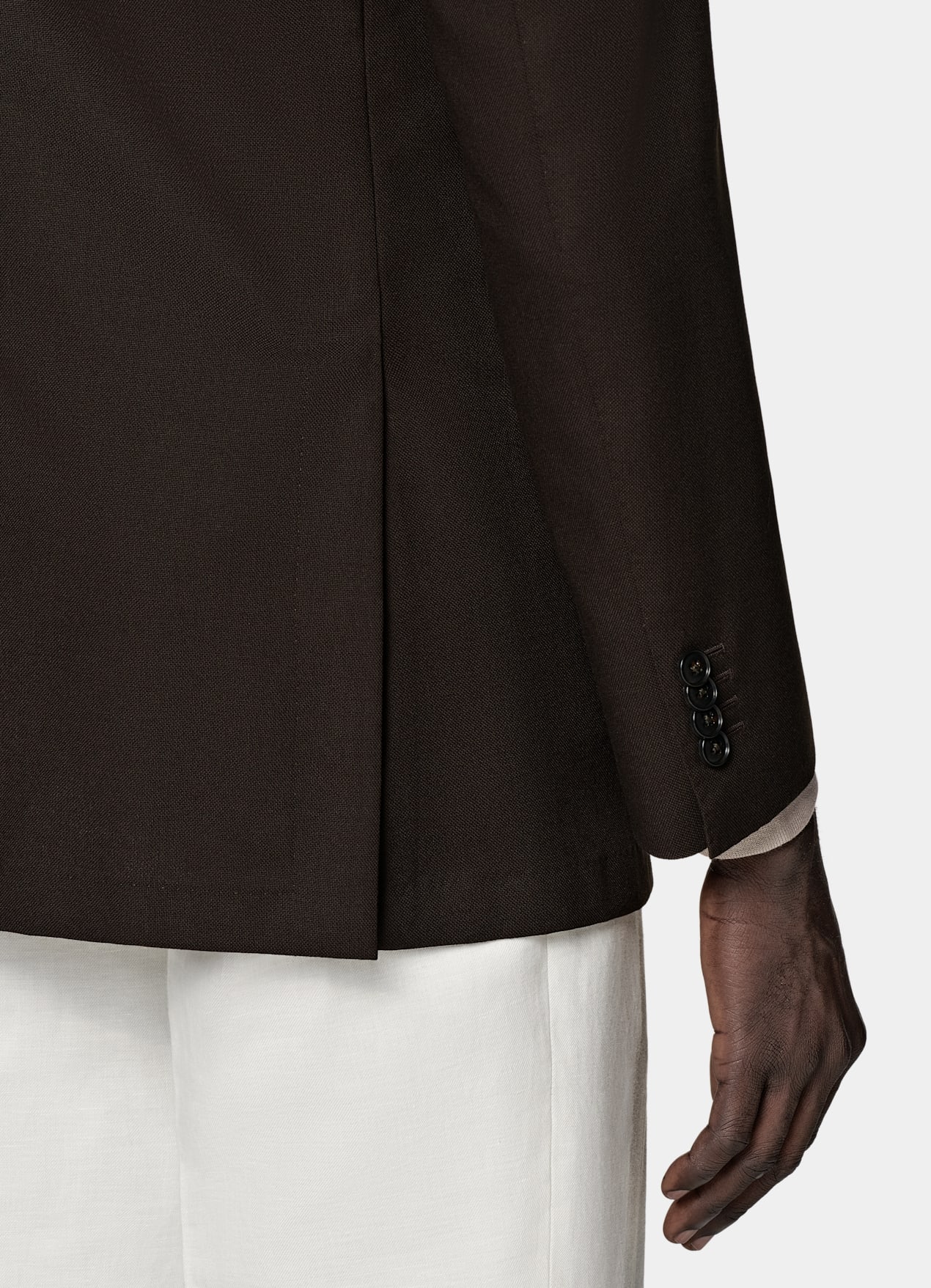 Blazer Havana coupe Tailored marron foncé