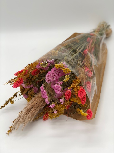 Droogbloemboeket Amber