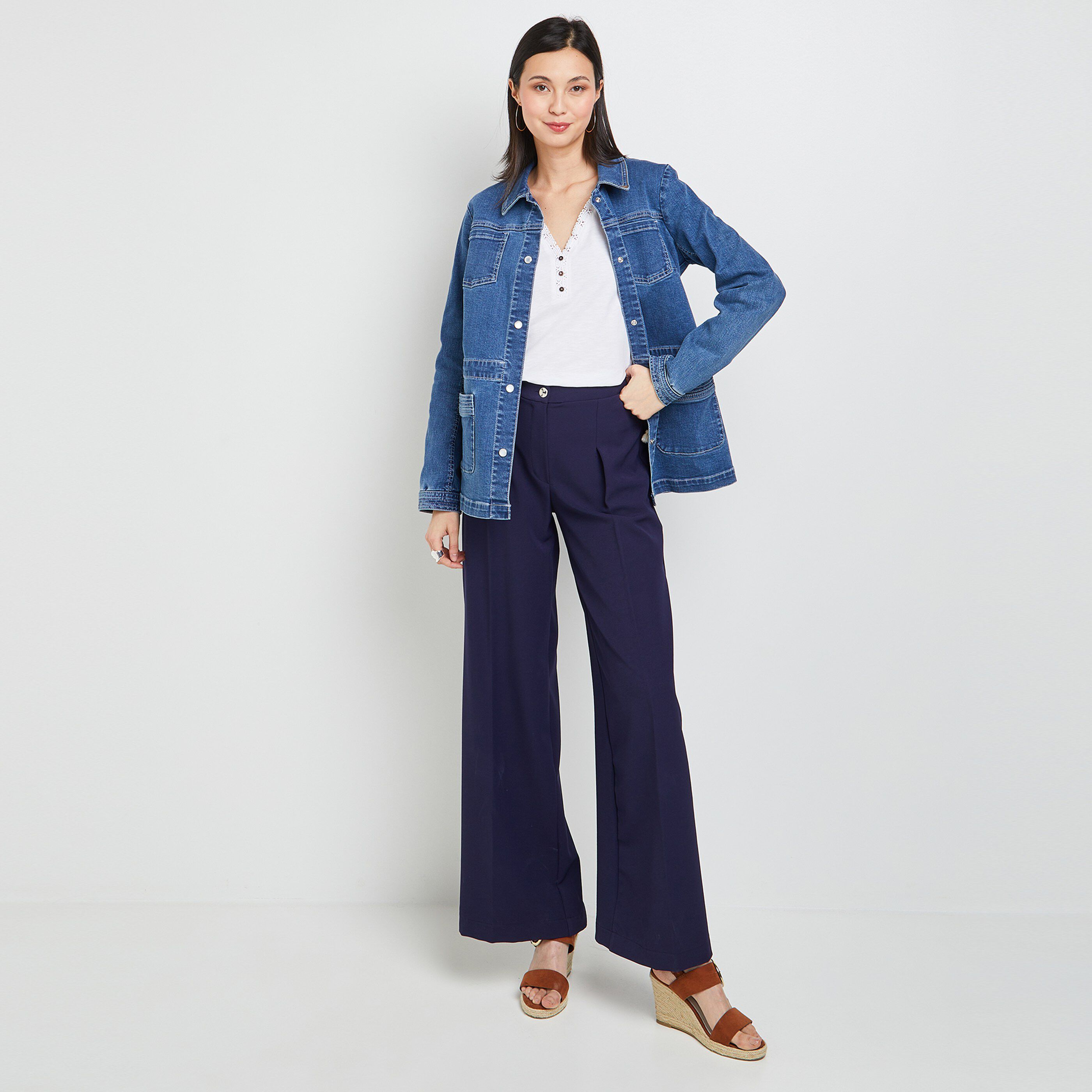 Débardeur uni femme - BLANC