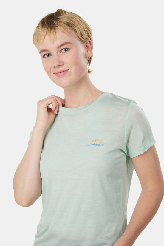 Ayacucho Ayacucho Ridge Trail Merino T-Shirt Print Dames