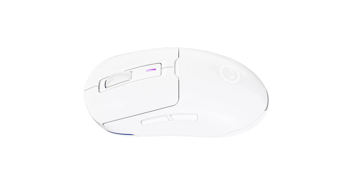 LORGARMSA10W gaming muis  (Wit, 100 - 12000 dpi, RGB, Lightweight)