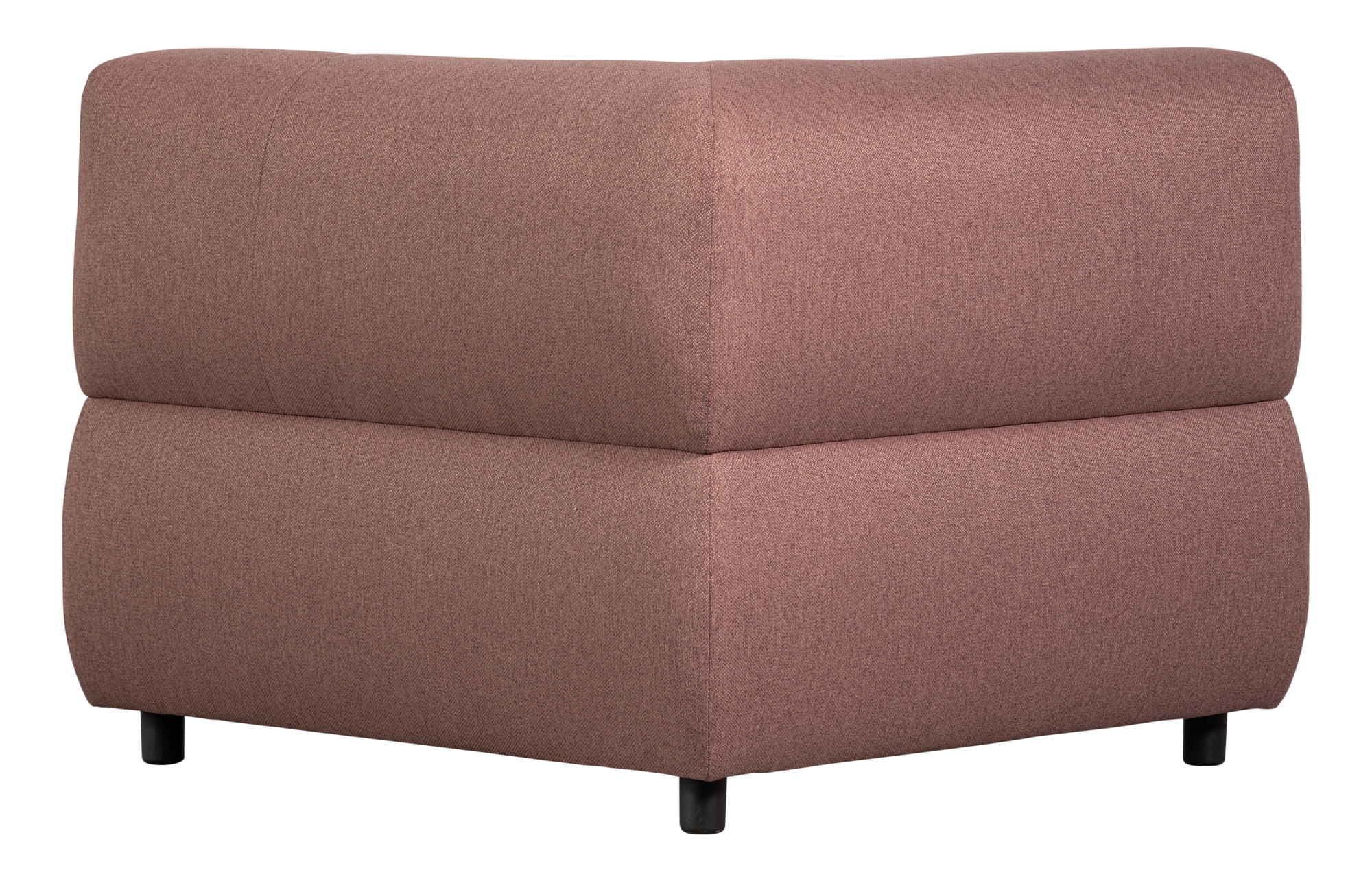 Hoekelement Louis geweven stof mauve