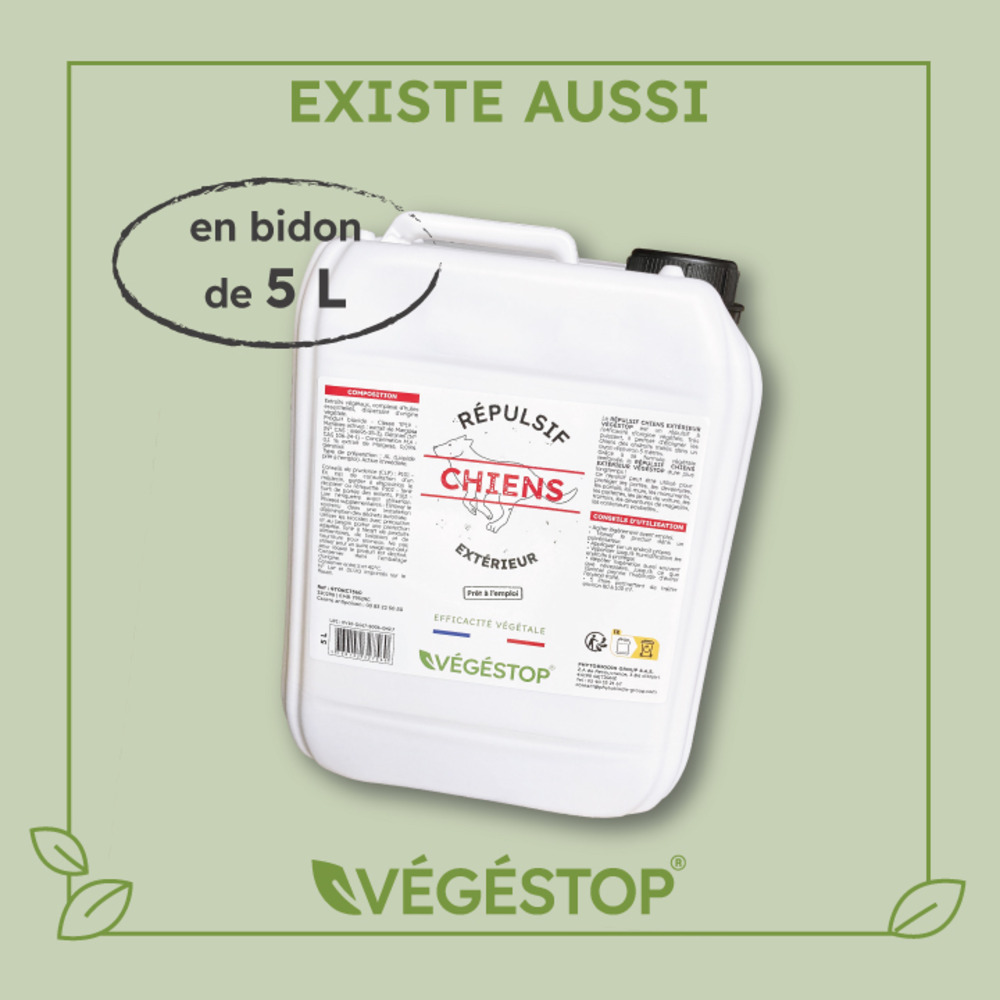 Répulsif Chiens - Spécial extérieur - 500 ml