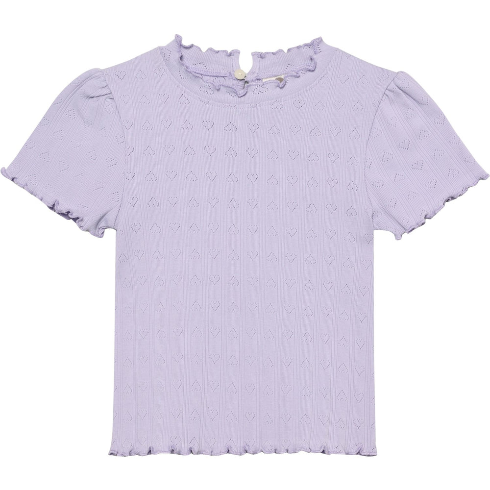 Køb En Fant Purple Heather T-Shirt Ss Pointelle