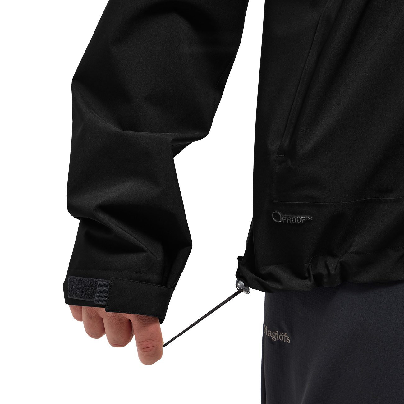 Haglöfs Breeze Proof Hardshelljacke Herren true black