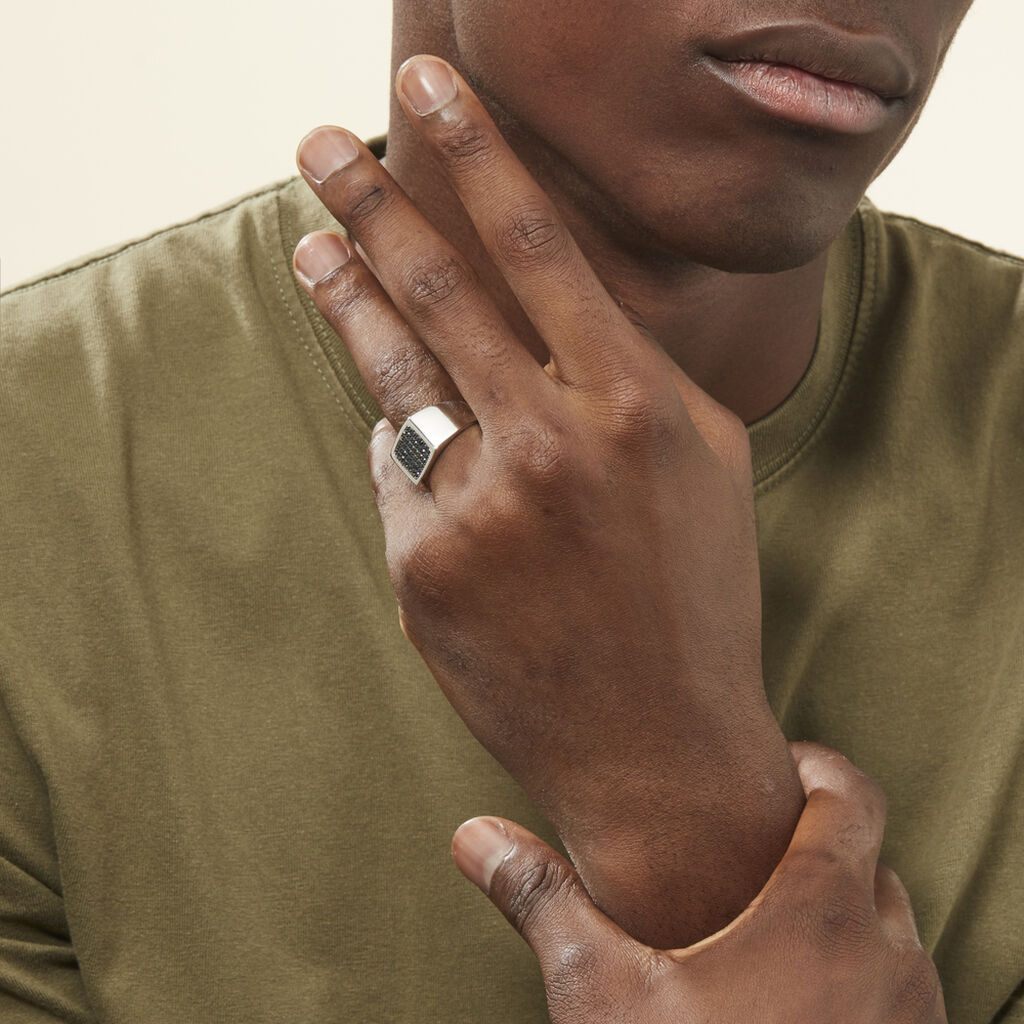Bague Otylia Argent Blanc Oxyde De Zirconium