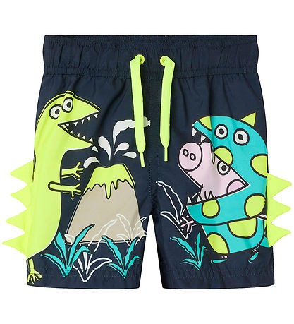 Name It Badeshorts - NmmMifi - Peppa Wutz - Navy Blazer