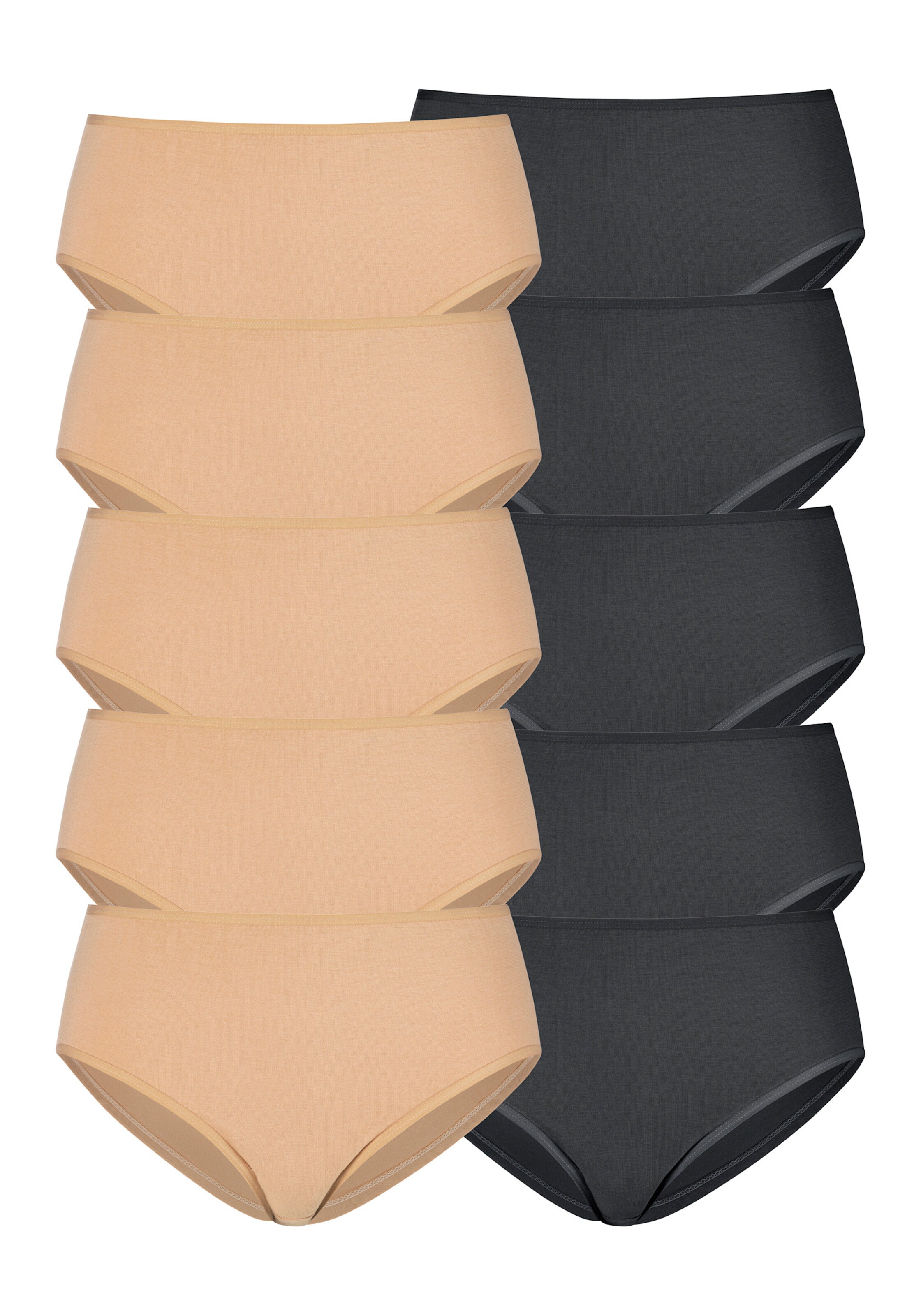 petite fleur Hüftslip in beige, schwarz
