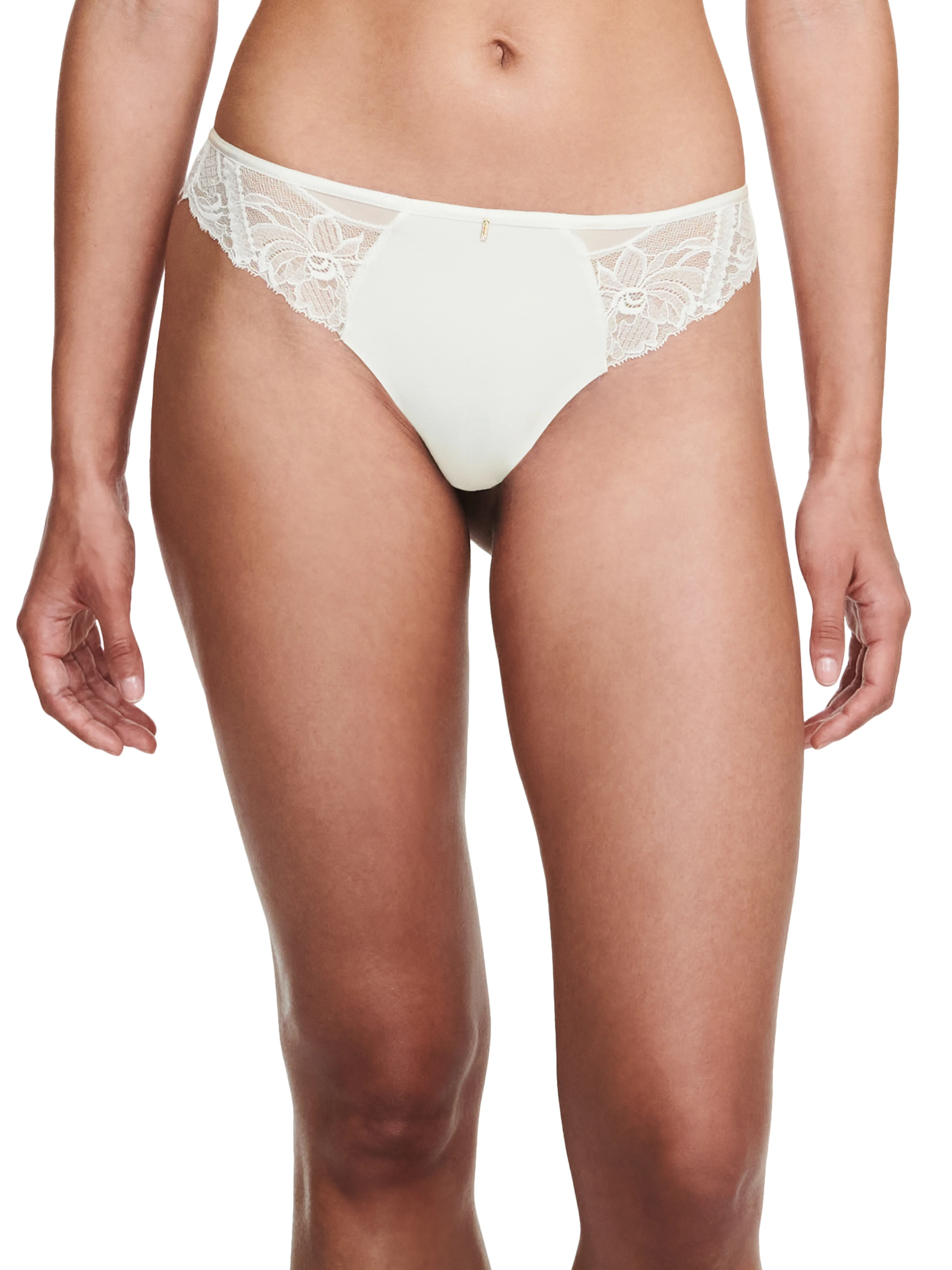 ORANGERIE DREAM - Tanga avec dentelle de leavers | Beige
