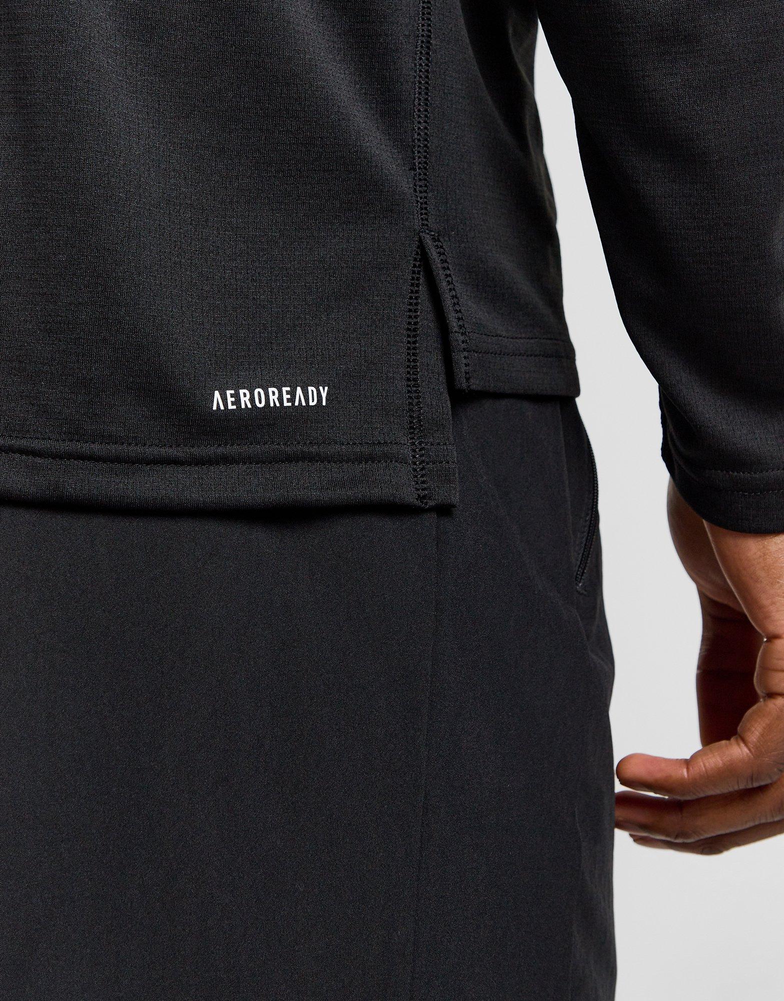 adidas T-shirt de training à manches longues et zip 1/4 Train Essentials