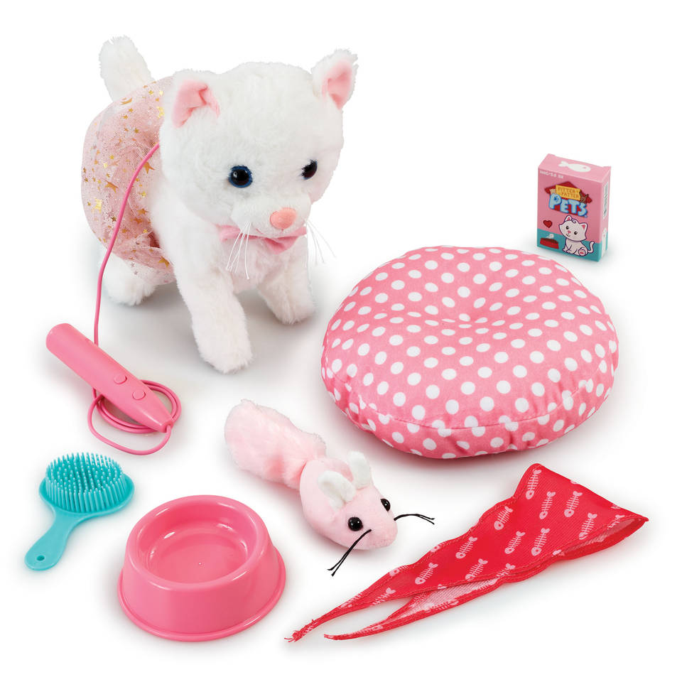 Pitter Patter Pets Walk Along kat deluxe