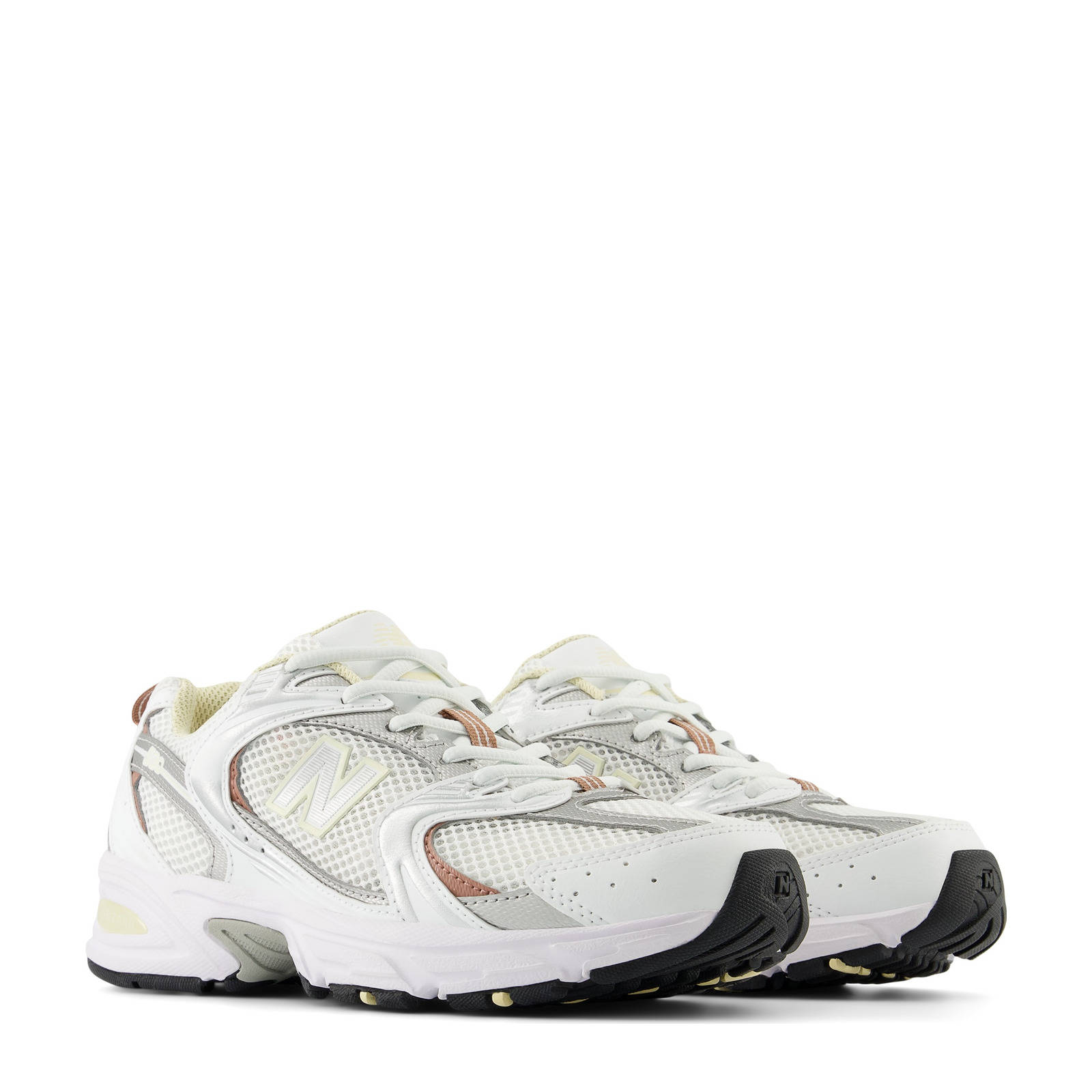 New Balance 530  sneakers wit/lichtgeel/zilvergrijs