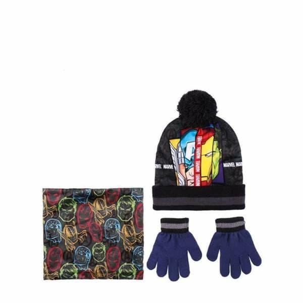 Hatt, Hansker og Nakkevarmer The Avengers Grå
