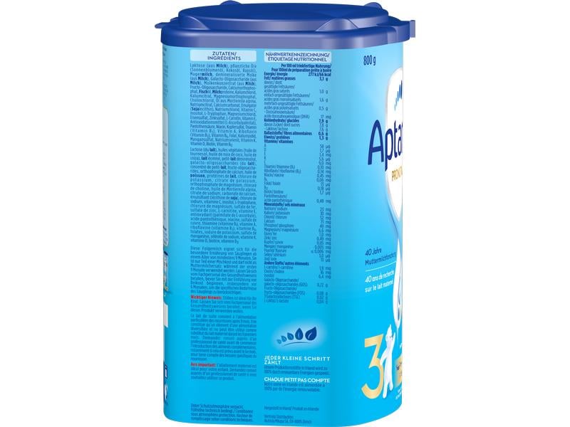 Aptamil Folgemilch Pronutra 3, 800g Folgemilch, Pronutra 3, 1 x 800g