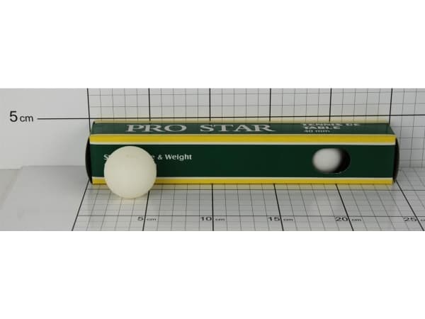Dromader Ping-pong baller, hvite, 6 stk. 00678 DRAMADER - 130-00678