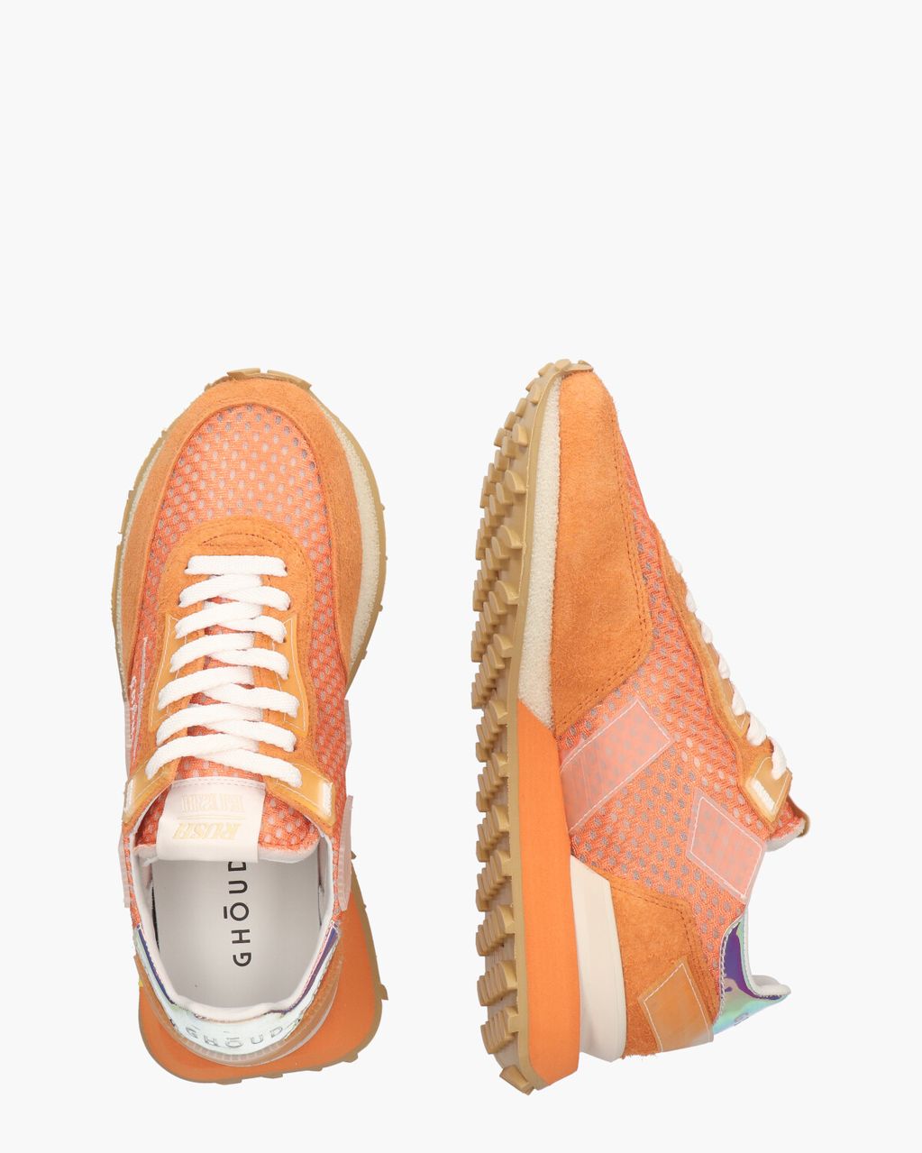 Ghoud Rush Groove Oranje Damessneakers