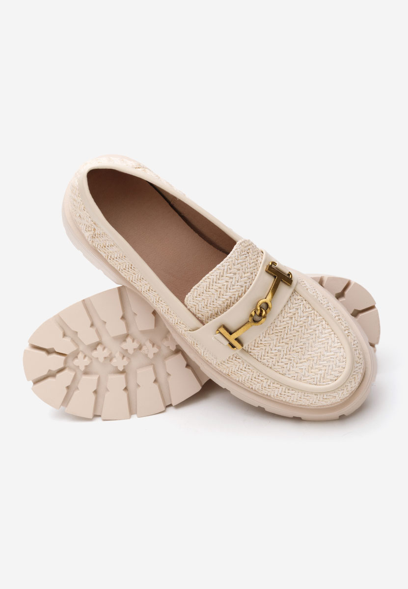 Mocassins femme beige Latrice