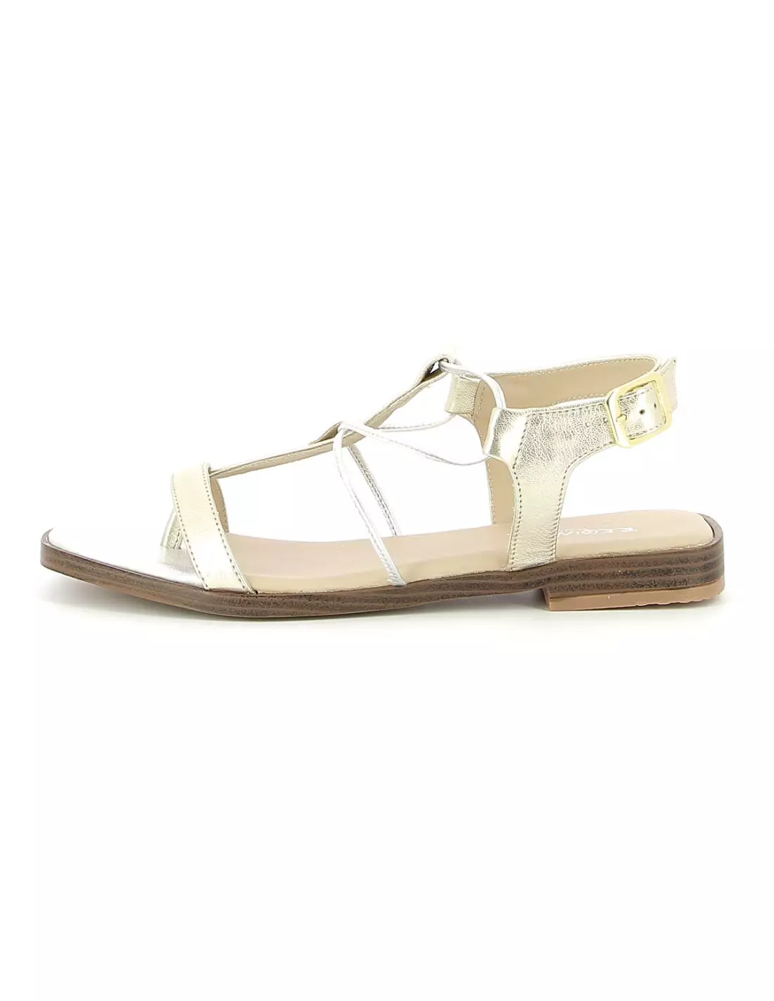 REQINS ARGOU - Sandales & nu-pieds Platineargent