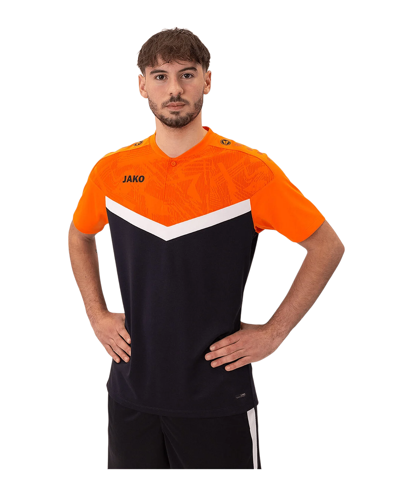 JAKO Iconic Polo Schwarz F807