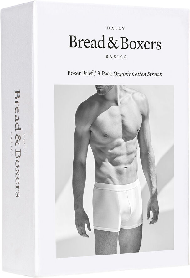Bread & Boxers Boxer-Brief 3-pack Grey mélange