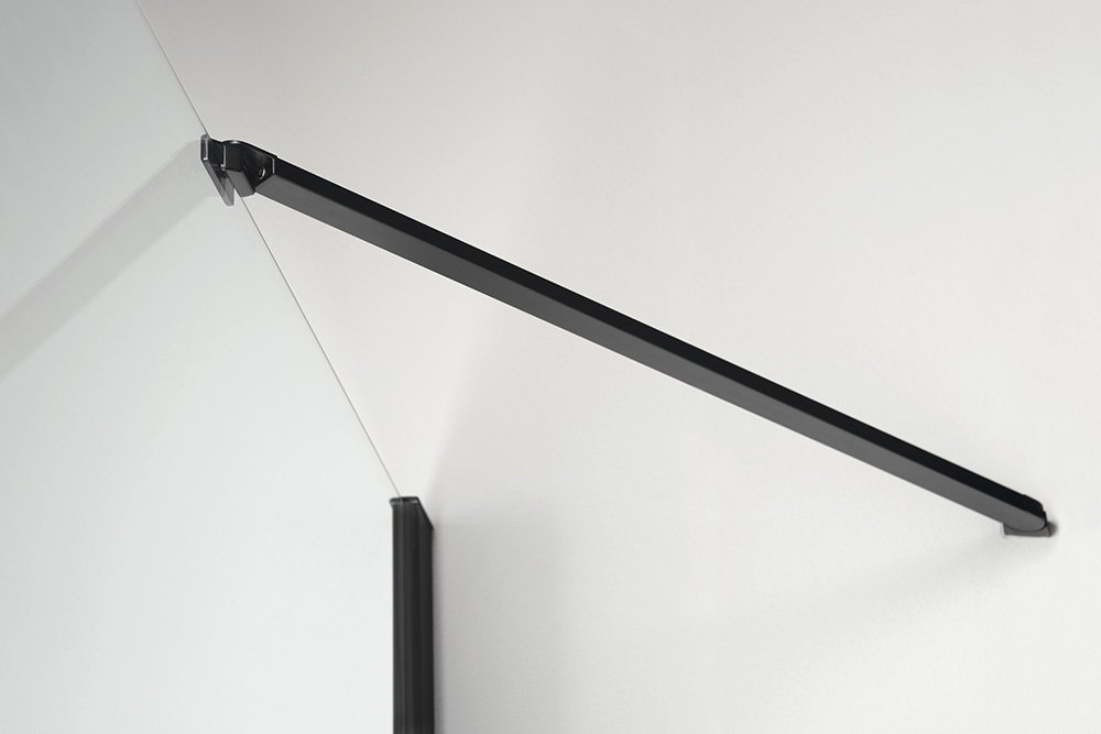 Polysan Zoom Line Black douchedeur 100cm anti-kalk