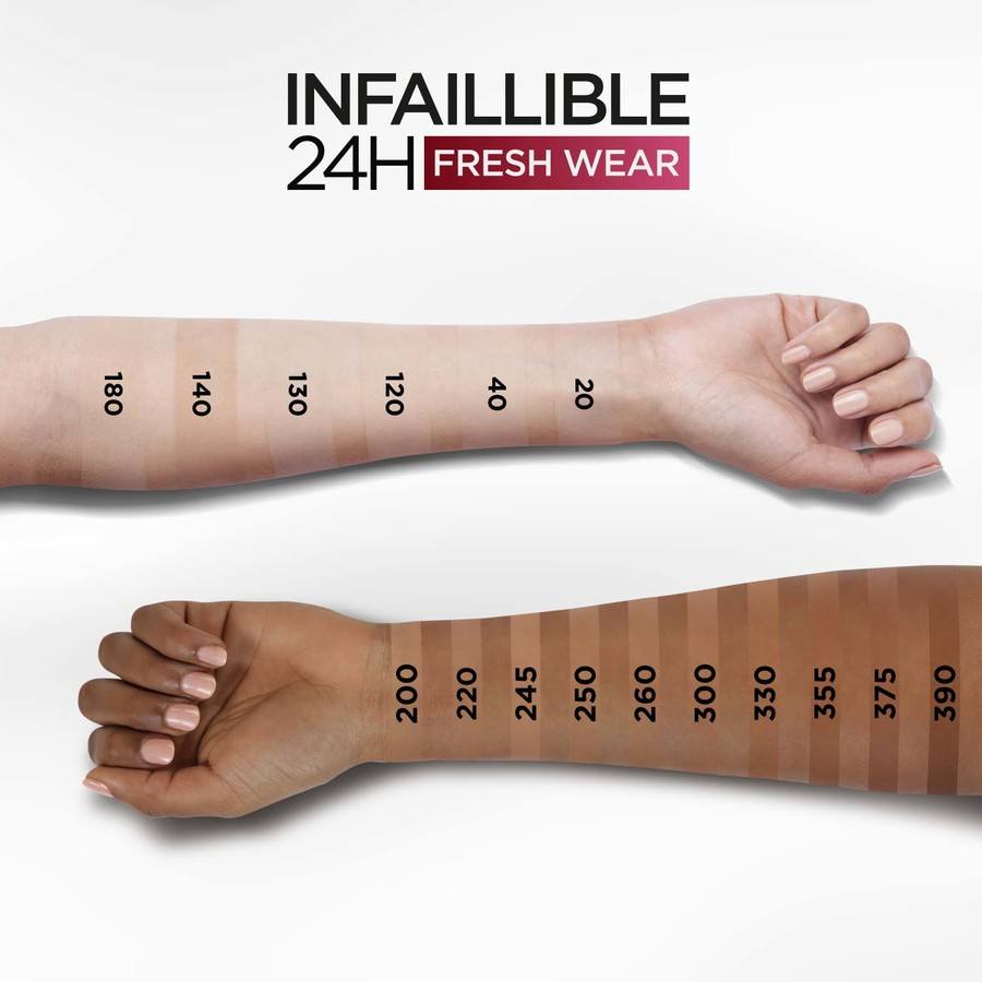 L'Oréal Paris Infaillible 24H Fresh Wear Foundation In A Powder 200 Golden Sand 9g