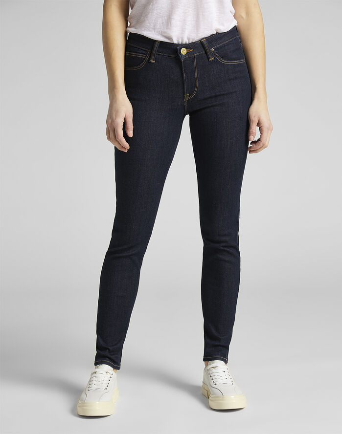 Lee Scarlett rinse jeans Blå