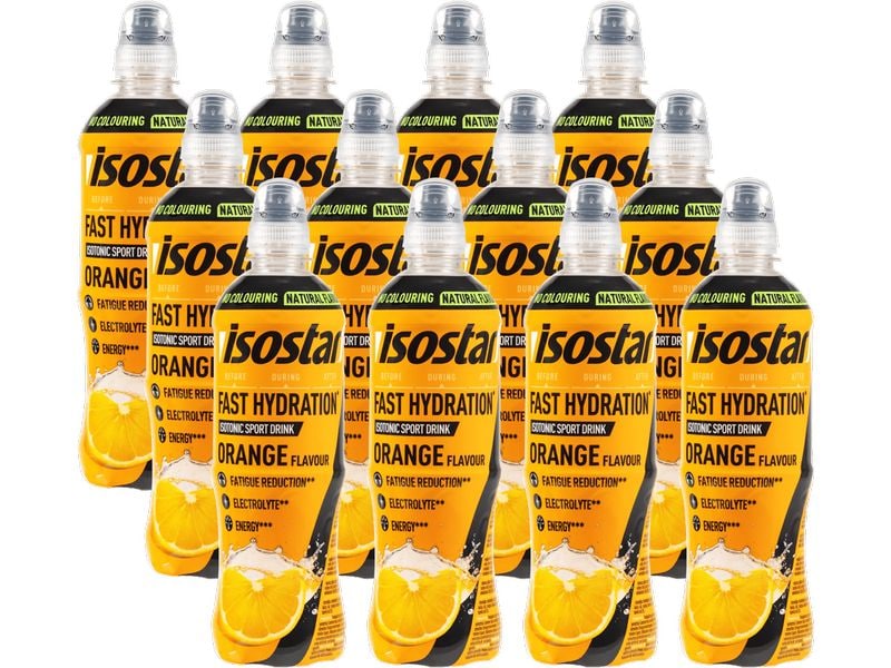 Isostar Pet Orange 12 x 500 ml Sportgetränk