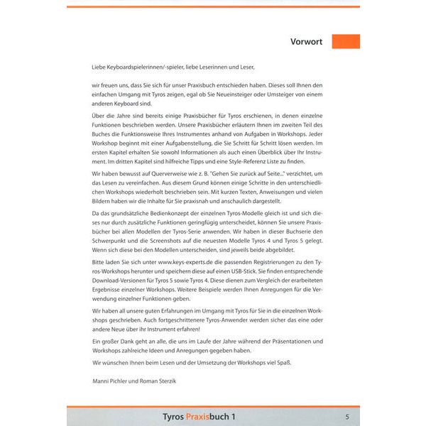 Keys Experts Verlag Tyros Praxis Buch 1