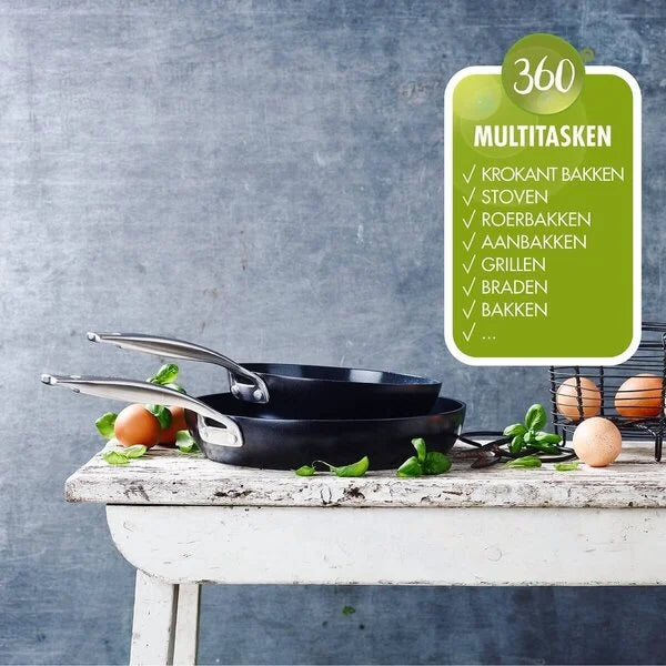GreenPan Copenhagen Koekenpannenset 20   28 cm