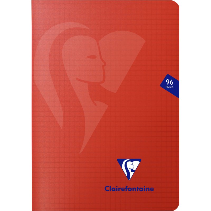 Carnet piqué Clairefontaine Mimesys 14,8 x 21 cm assorti aléatoire 5 x 5 - 96 pages