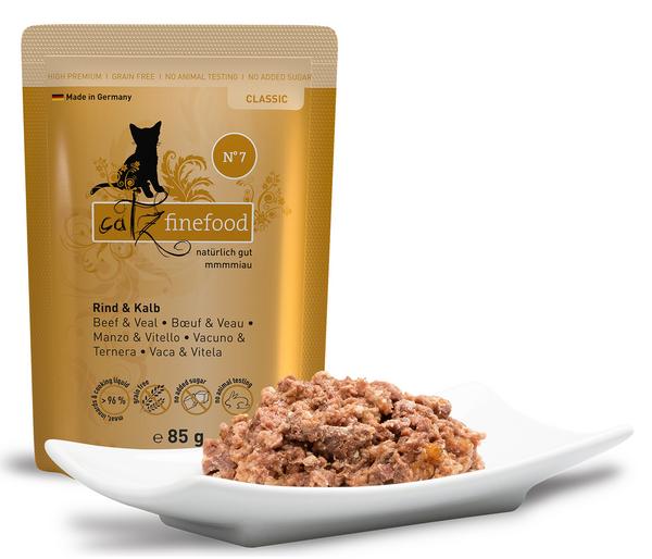Catz finefood, Nassfutter für Katzen, 16 x 85