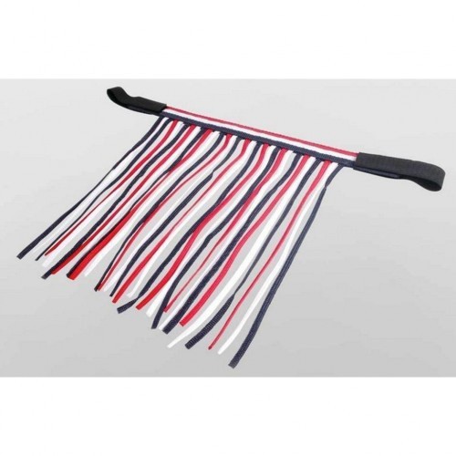 Véu anti-moscas Hy Health para cavalos, vermelho/branco/azul