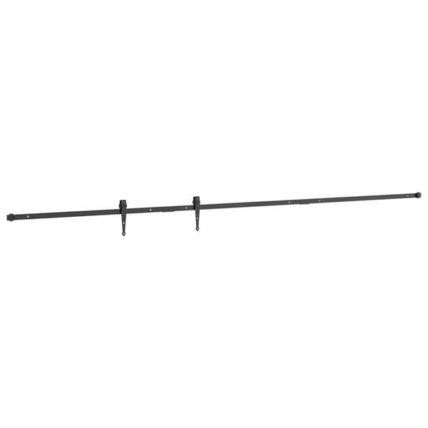 vidaXL Skyvedørsett for skap 244 cm karbonstål