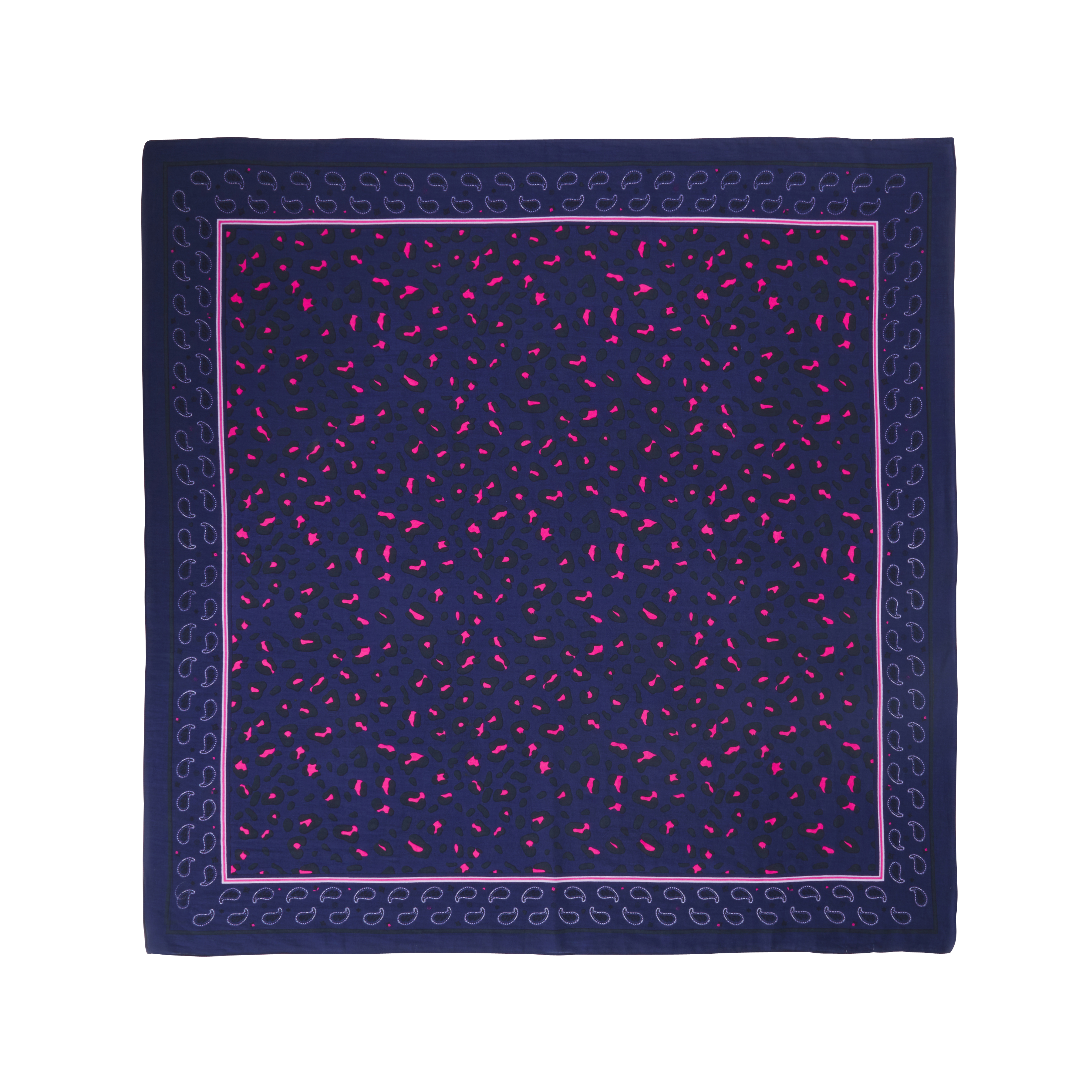JADE - Foulard en coton biologique | Bleu