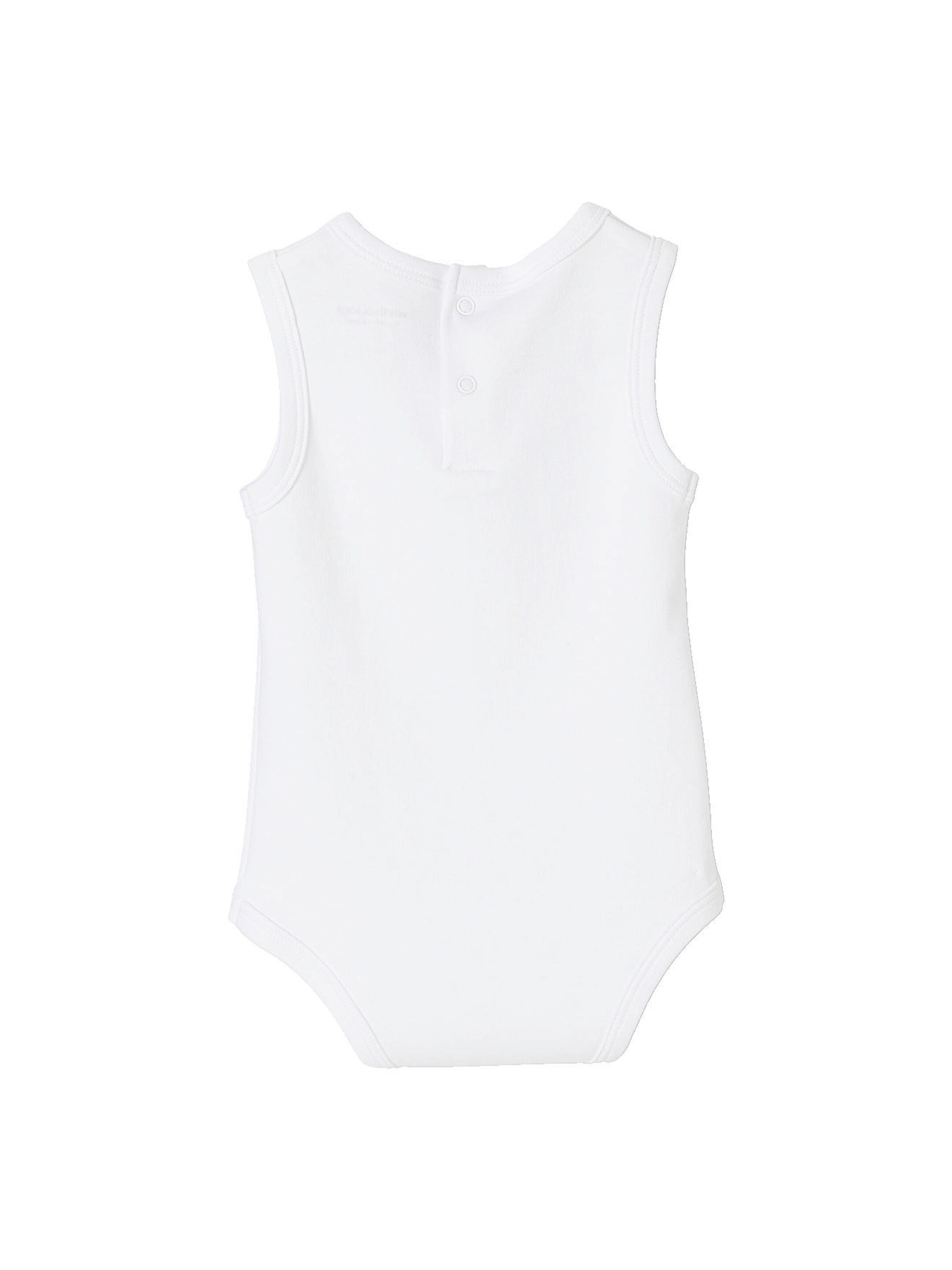 Vertbaudet 5er-Pack Baby Trägerbodys, Interlock-Jersey BASIC pack weiß
