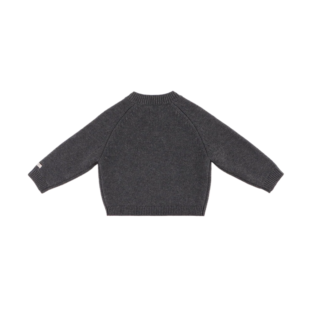 Sibbe Merino Wool Sweater | Koala | Cloudy Grey Melange