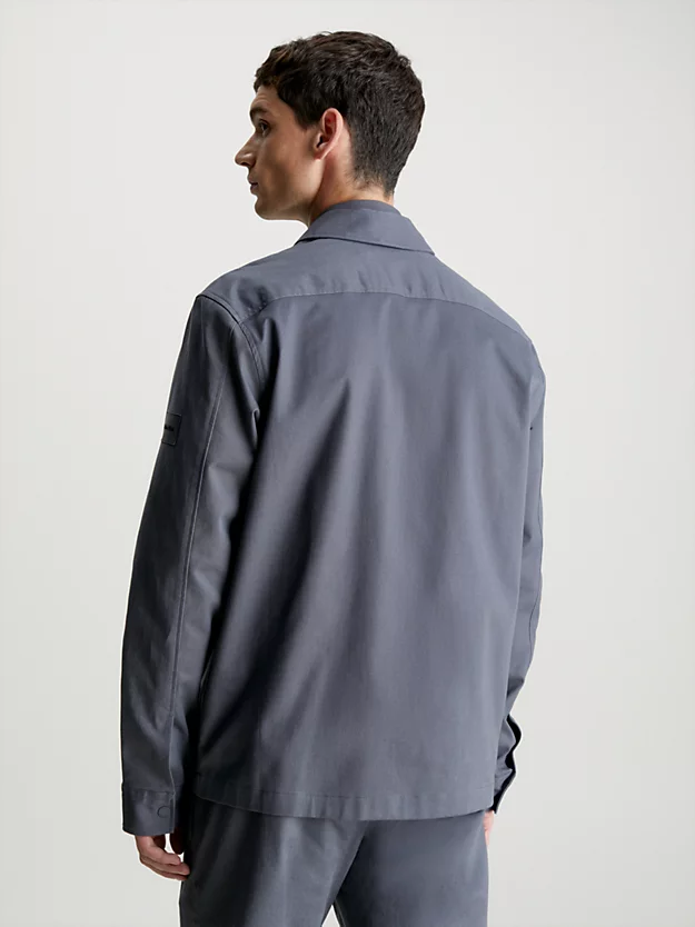 Camisa de sarja de algodão