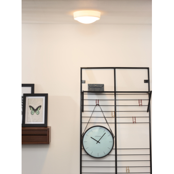 Lucide plafonnière Lex E27 ø 25 cm wit