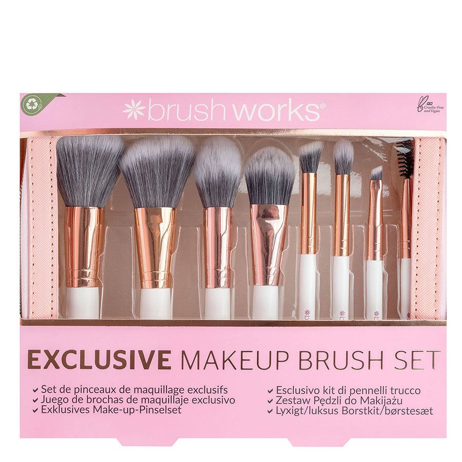Brushworks Exclusive Makeup Brush Set 9pcs