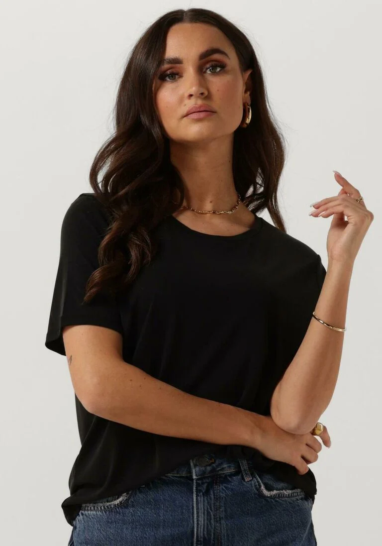 OBJECT zwarte object t-shirt objannie s/s t-shirt noos