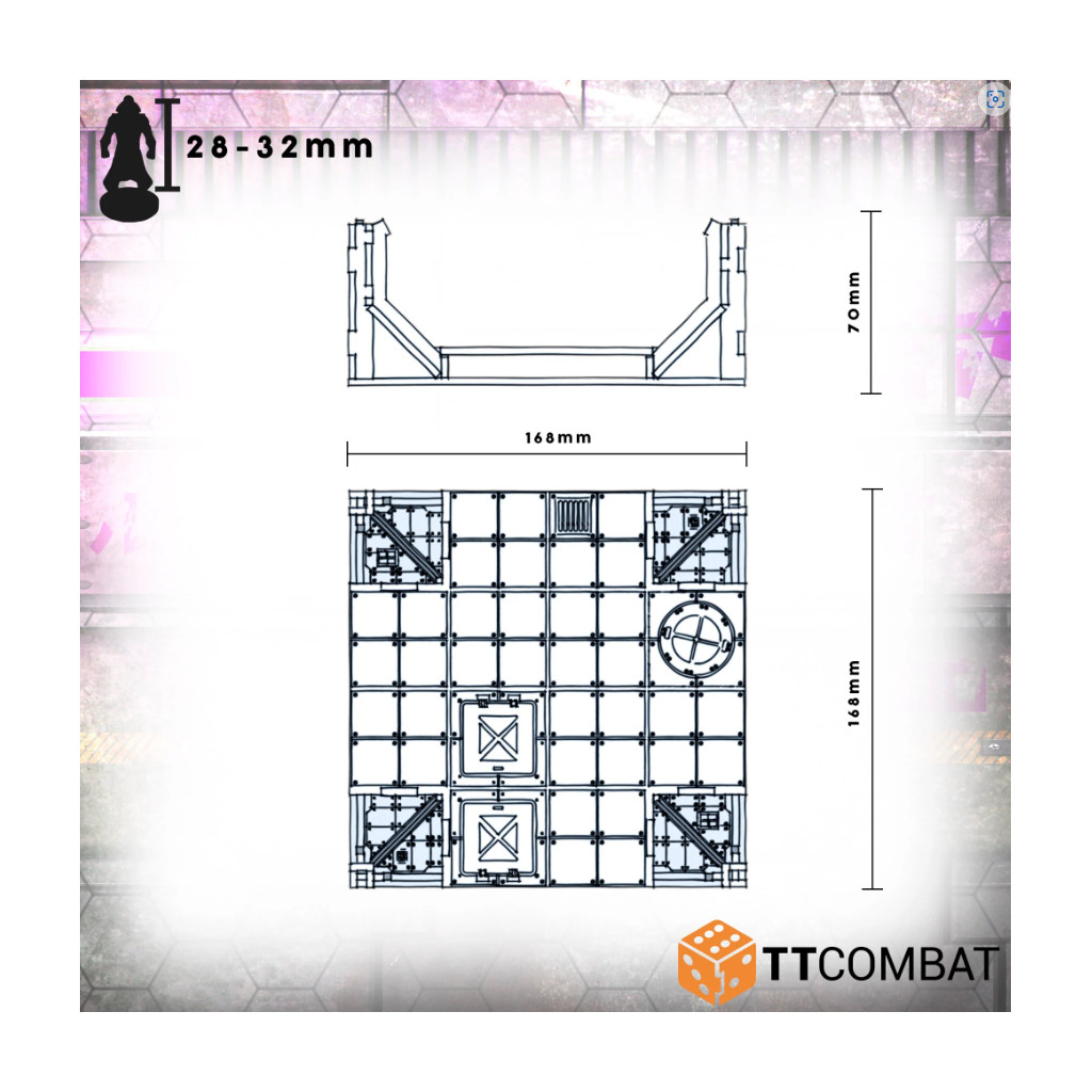 MOD-CO-N - 4 Way Cross Section
