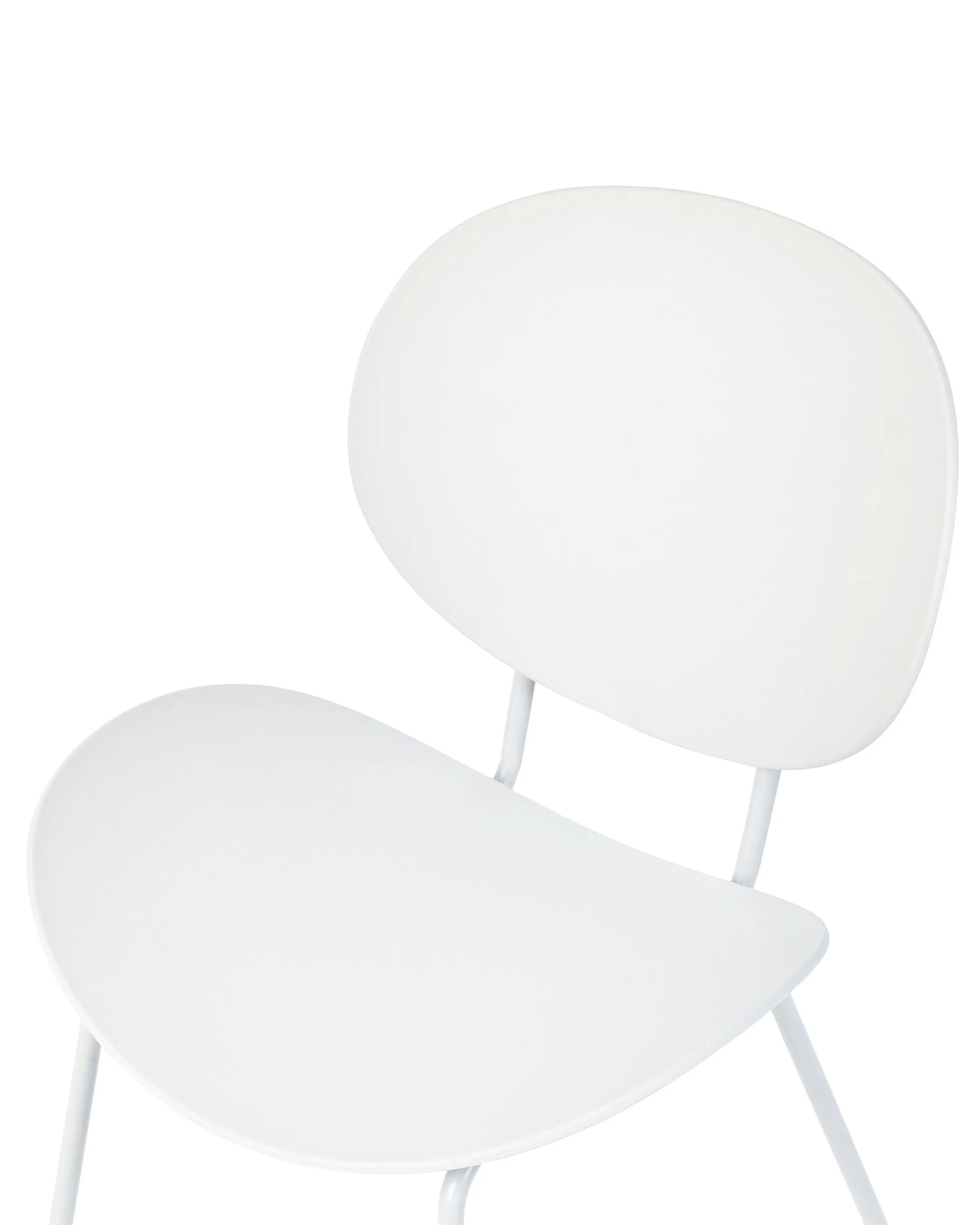 Set van 2 eetkamerstoelen SHONTO Wit