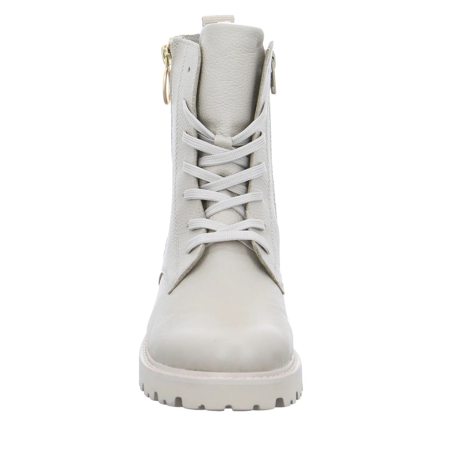 REMONTE Boot Beige Leder  mit Wechselfussbett