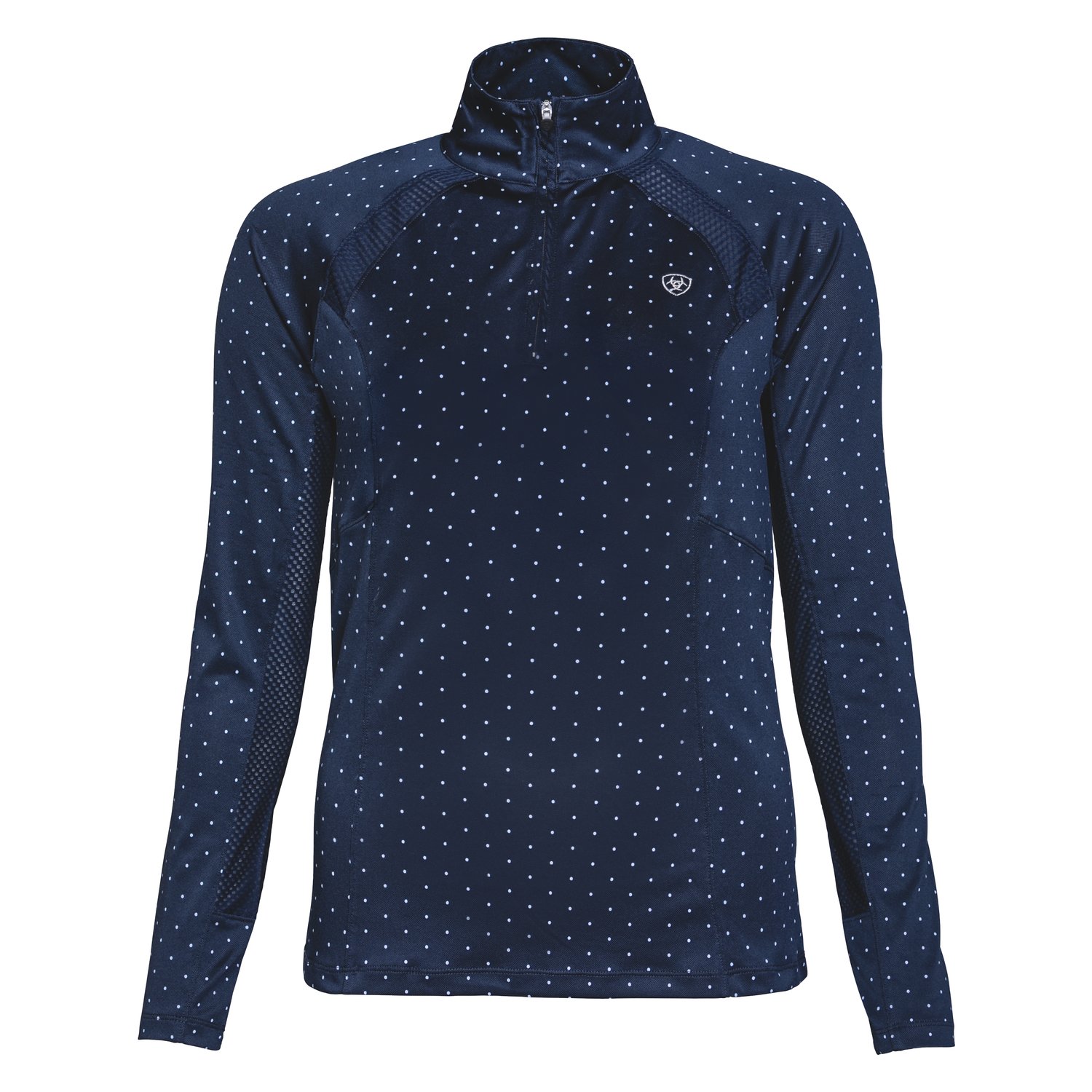 ARIAT Funktionsshirt Sunstopper 2.0 1/4 Zip - navy dot