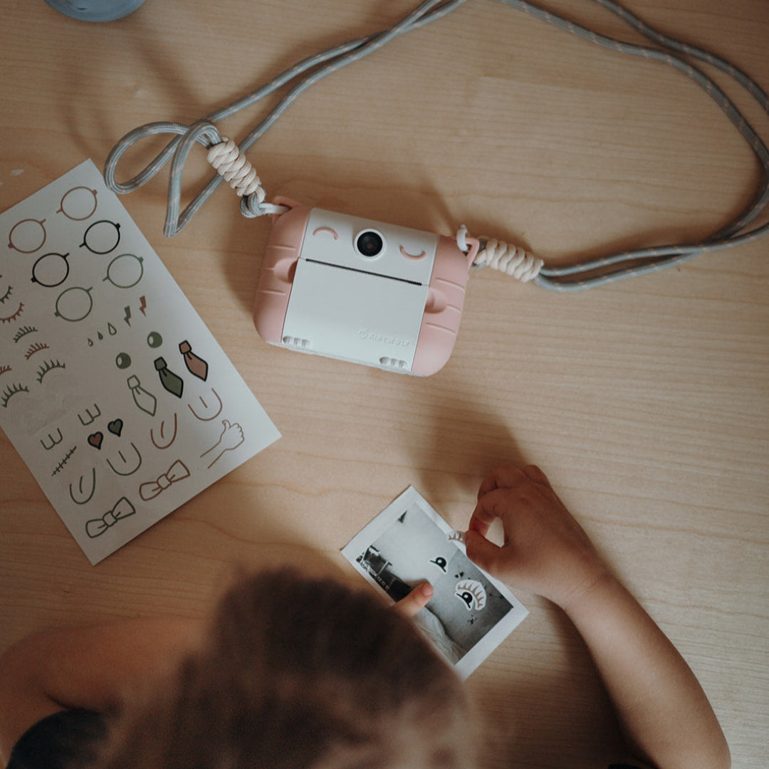 Kidywolf kindercamera met thermische printer - roze