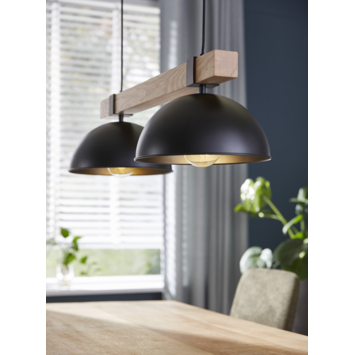 GAMMA hanglamp Michiel zwart Ø33 cm