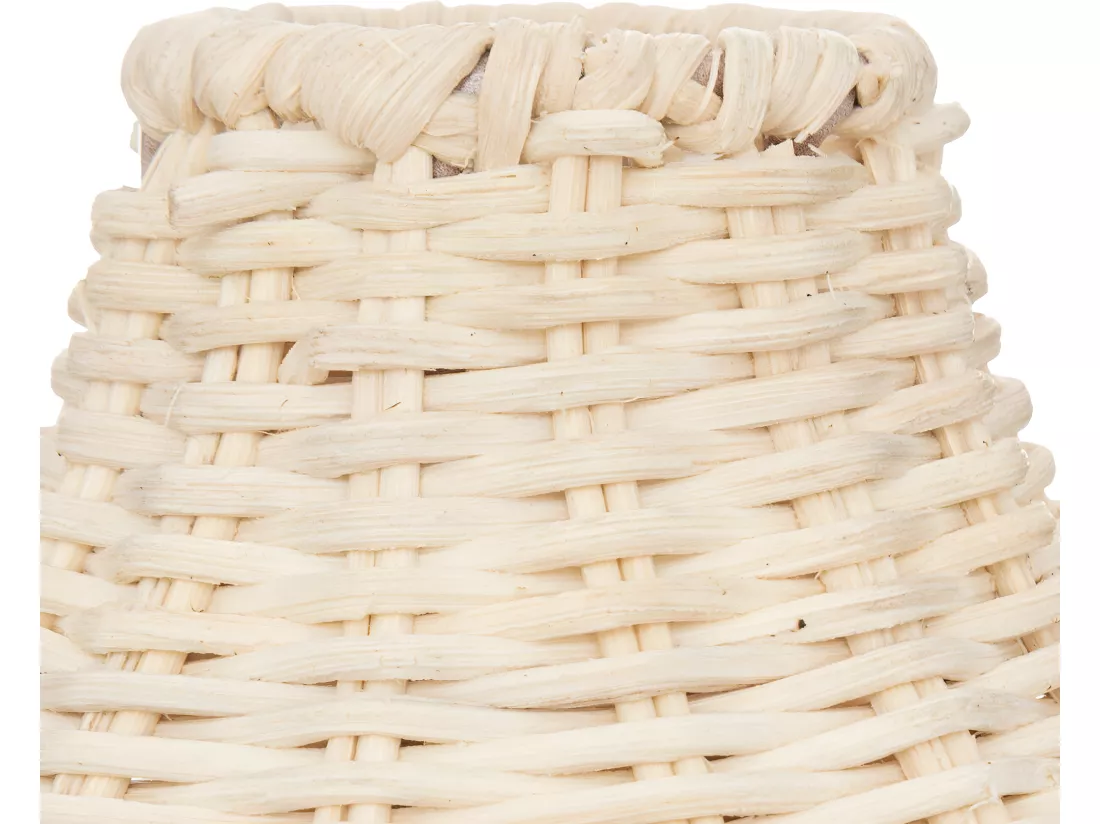 Vase Bouteille en Rotin tressé H 32 cm